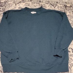 Old Navy Women's Dark Teal Crewneck Sweater